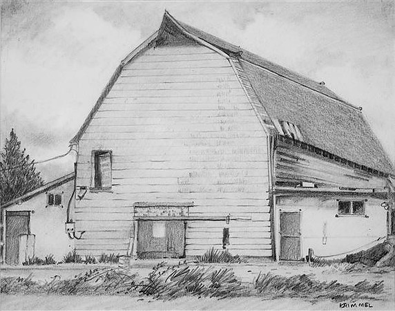 Barn at Abernathy and 216th Street